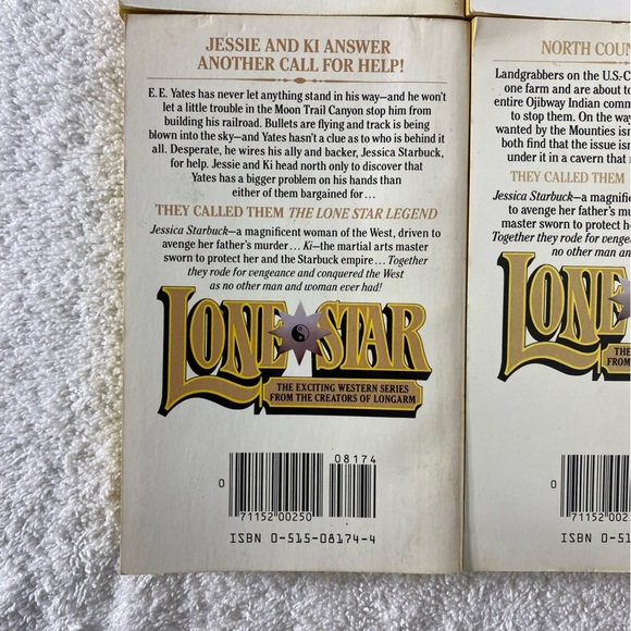 Vintage Lone Star Action Western Romance Novel x4 - Picture 9 of 15